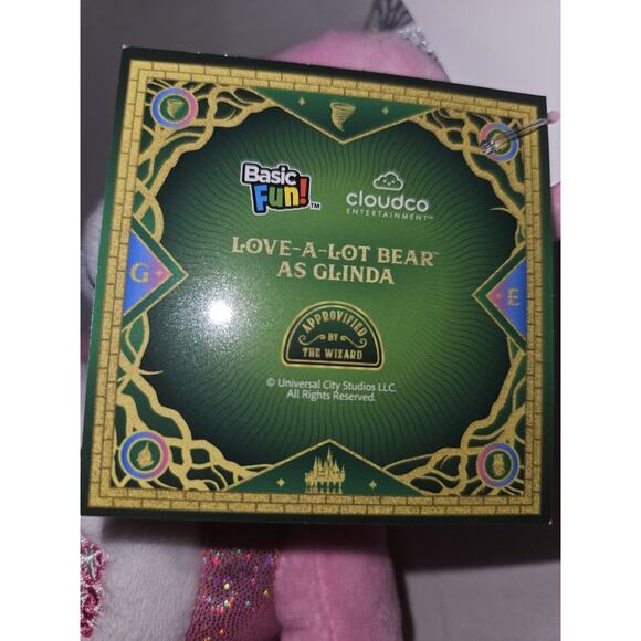 Care Bears x Wicked Love-a-Lot Bear as Glinda Fun Size Plush 9-Inch New Toy Gift - Picture 4 of 4